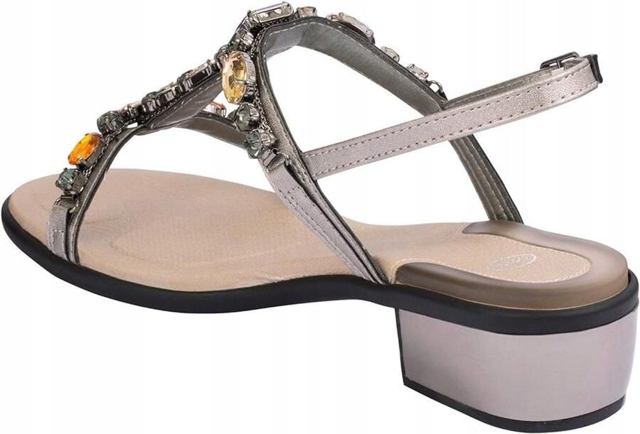 Scholl CWF Serie Dames Sandaal Zilver Sprakgelijke Sluiting