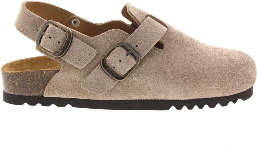 Scholl Dames Slippers Fae Backstrap Dark Beige - Foto 5