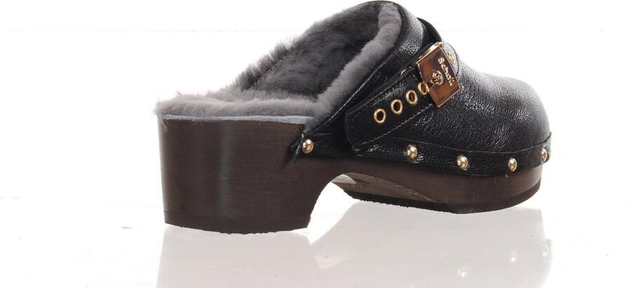 Scholl damesklomp schapenwollen voering F29812 ROBIN zwart - Foto 4