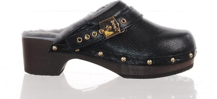 Scholl damesklomp schapenwollen voering F29812 ROBIN zwart - Foto 5