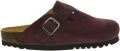 Scholl Fae Cherry Suede Clogs - Roze