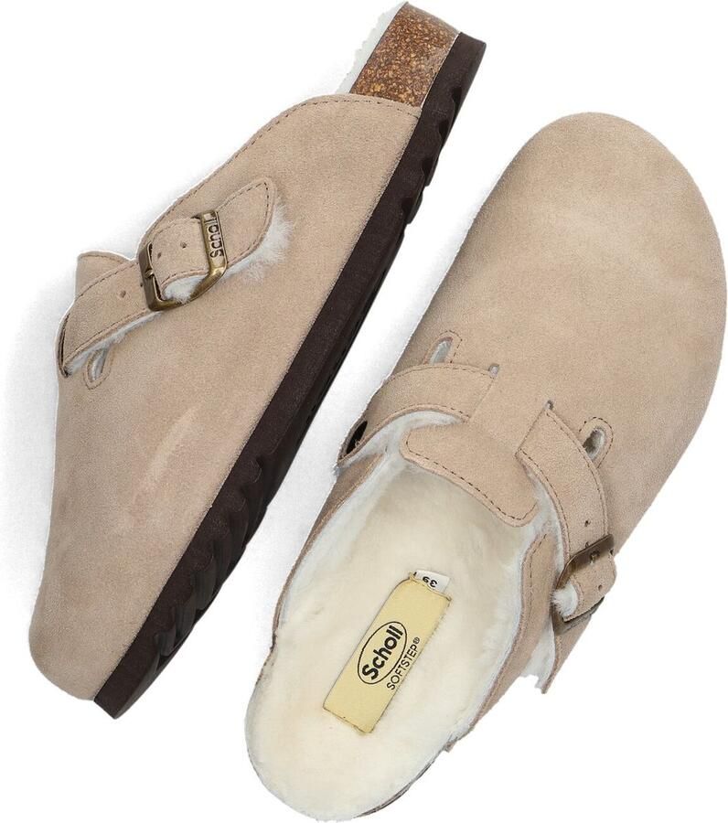 SCHOLL Instappers Dames Fae Maat: 42 Materiaal: Suède Kleur: Beige - Foto 3