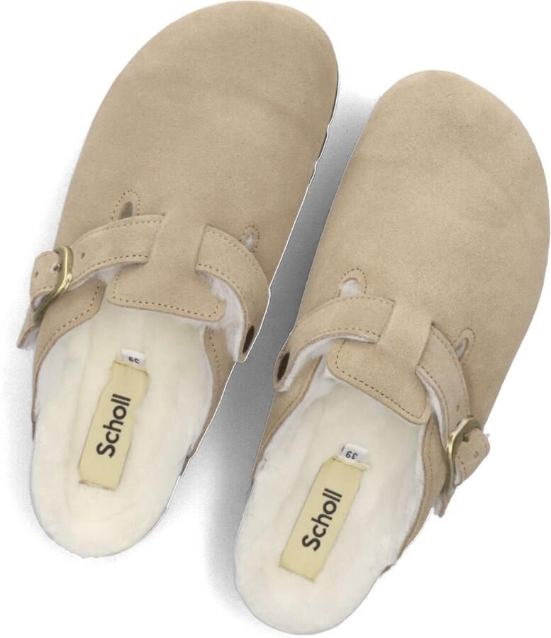Scholl FAE NEW F Suede SA Womens Dark Beige FALSO Clogs Dark Beige - Foto 3