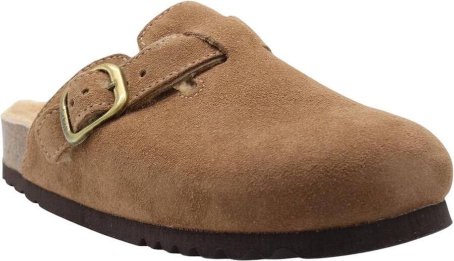 Scholl FAE NEW F Suede SA Womens Taupe FALSO Clogs Taupe - Foto 2
