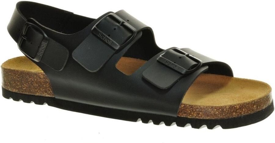 Scholl Herensandalen Zwart Henri