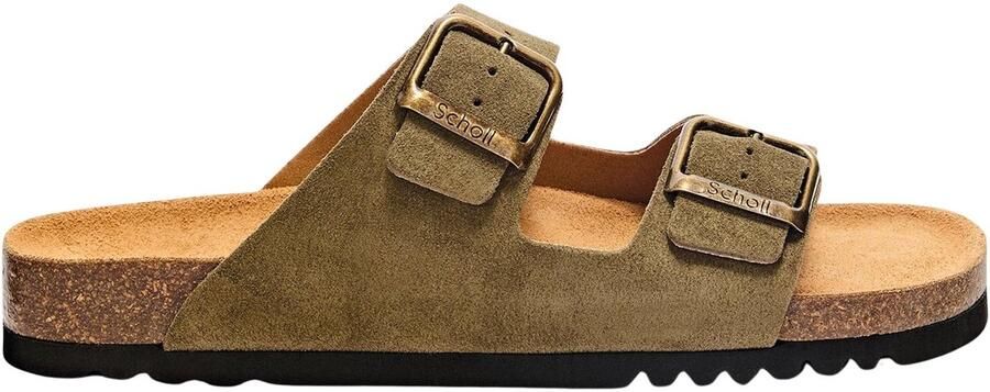 Scholl Julien Khaki Suede Slippers - Foto 2