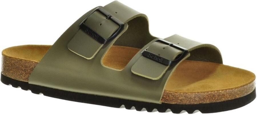 Scholl Khaki Slippers Julien