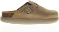 Scholl FAE CHUNKY SueQ DARK BEIGE Dames Sandalen Donkerbeige - Beige