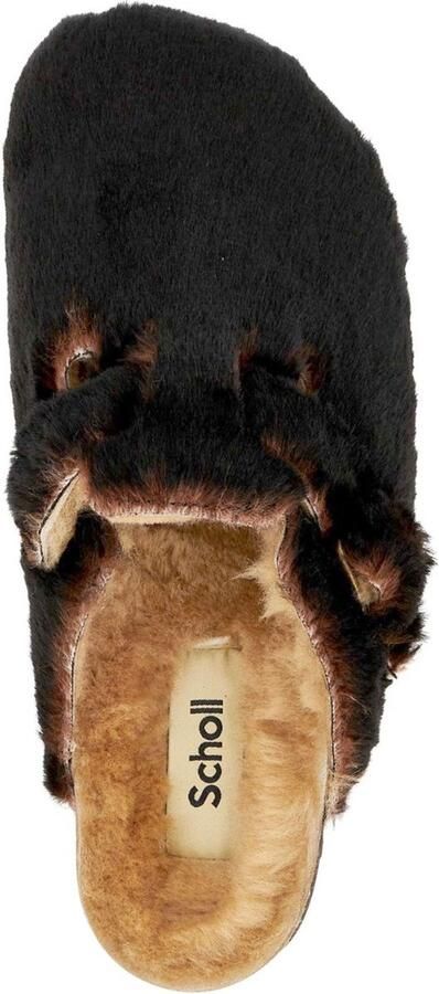 Scholl Klomp Fae New F Synthetisch bont Vrouwen Bruin - Foto 2