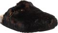Scholl Footwear Klomp Scholl Women Fae New F Synthetic Fur Chocolate - Bruin
