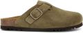 Scholl Klomp Women Fae Suede Sp Khaki - Groen