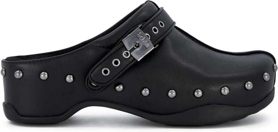 Scholl Klomp Women Pescura Phoebe Leather Black