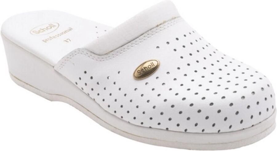 Scholl Medische Klomp Unisex Back Guard White