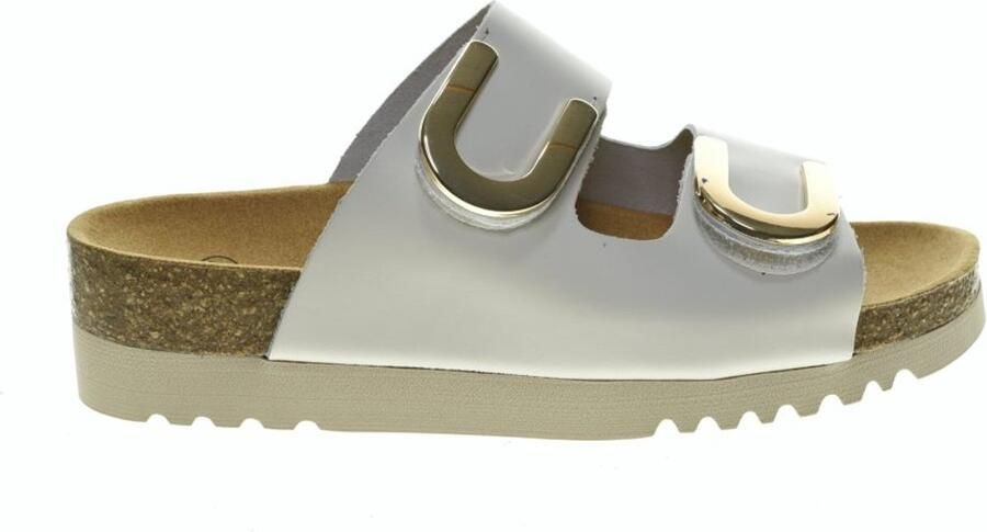 Scholl Montery 2 Straps Off White