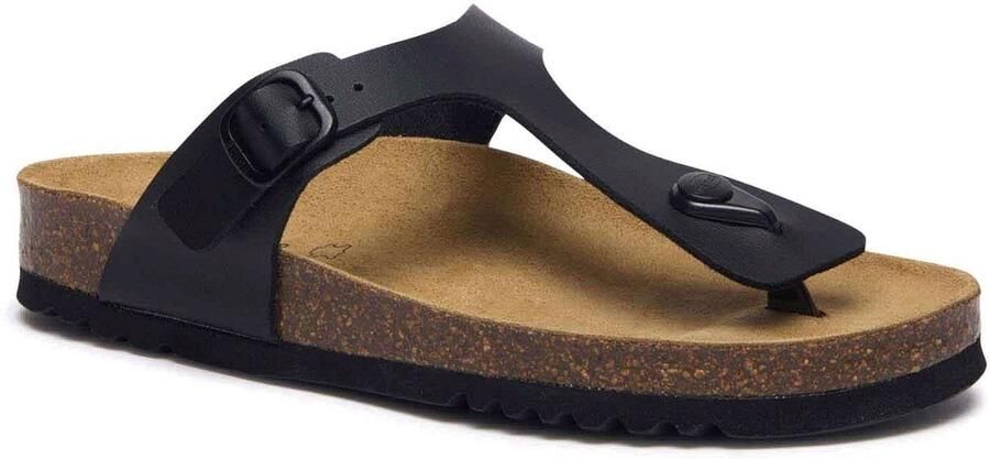 Scholl Nicole Teenslippers Synthetisch Leer Vrouwen Zwart