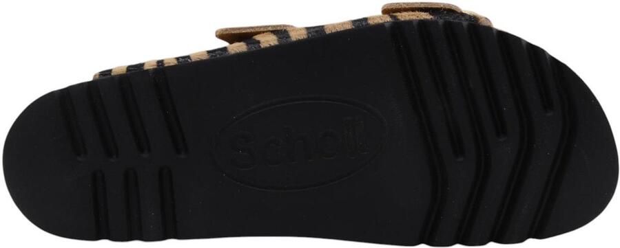 SCHOLL Slippers Dames Noelle Print Led Ponyhair Beige - Foto 6