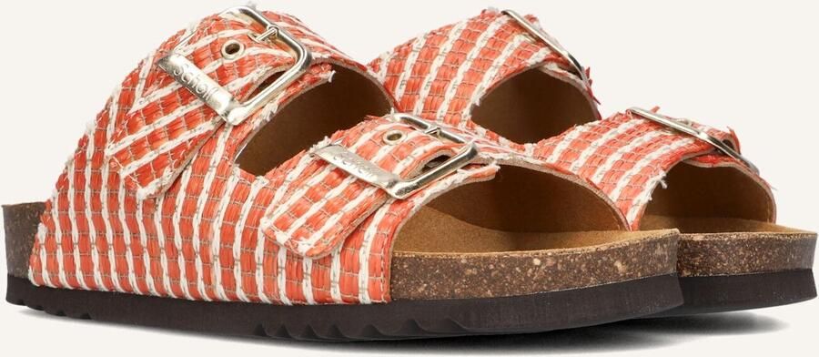 SCHOLL Slippers Dames Noelle Raffia Maat: 36 Materiaal: Raffia Kleur: Oranje