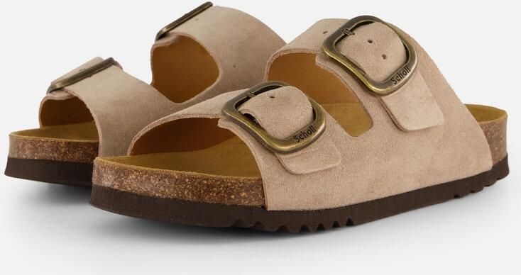 Scholl Donker Beige Tweeband Slippers Noelle - Foto 4