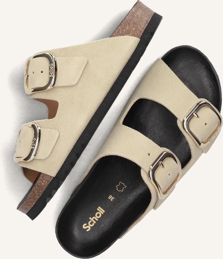 SCHOLL Slippers Dames Noelle Maat: 37 Materiaal: Suède Kleur: Beige - Foto 2