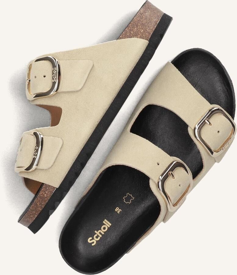 SCHOLL Slippers Dames Noelle Suède Beige - Foto 2
