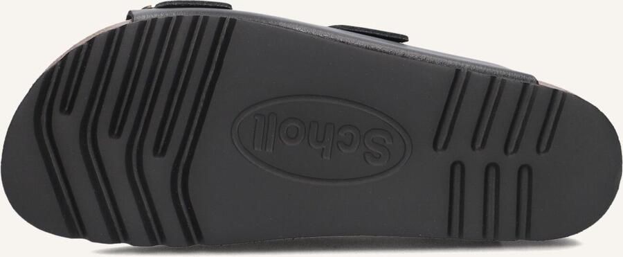 SCHOLL Slippers Dames Noelle Leer Zwart - Foto 2