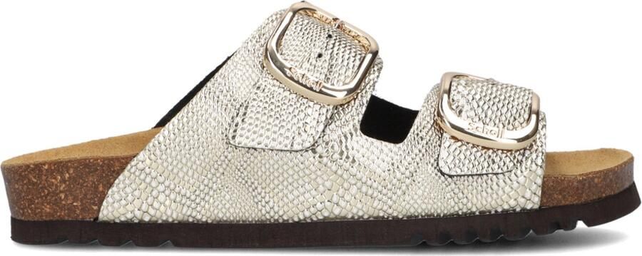 SCHOLL Slippers Dames Noelle Synthetic Maat: 38 Materiaal: Leatherlook Kleur: Goud