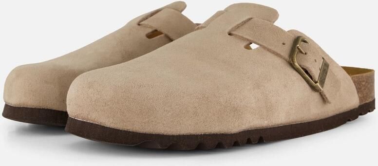 Scholl Olivier Muiltjes beige Suede