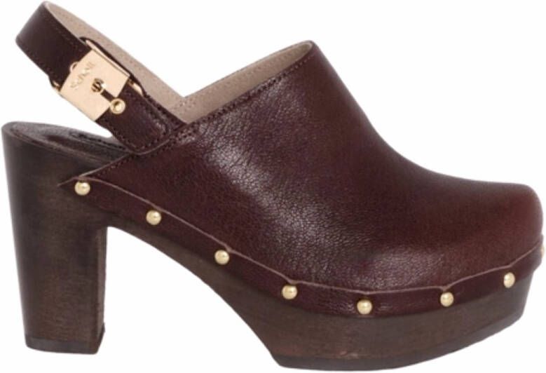 Scholl Sandaal Women Miami Clog B S Dark Brown