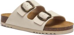 Scholl Sandalen Josephine 2 Riemen Synthetische Leer Vrouwen Ivoor