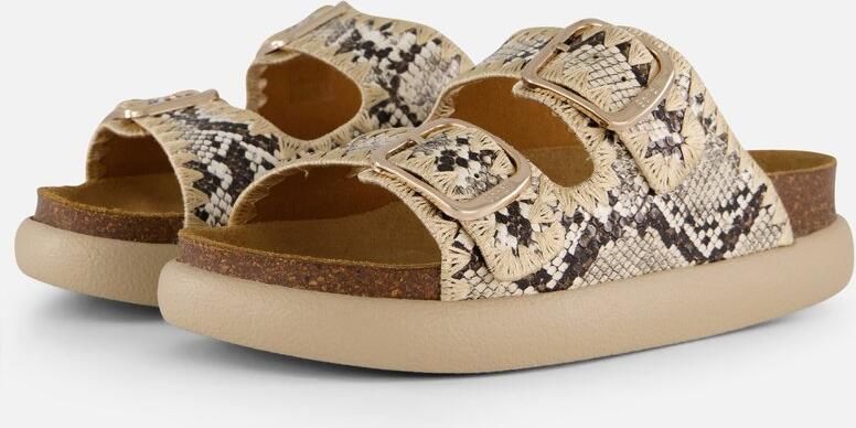 Scholl Sandalen Noelle Chunky Synthetisch Leer Vrouwen Python