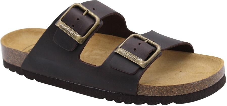 Scholl Slippers Oiled Leather Julien