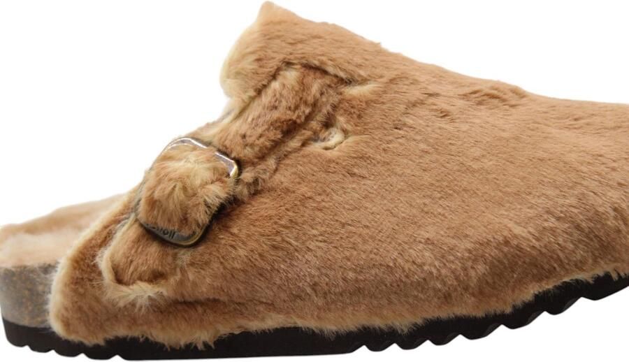 Scholl Sandalen Footwear Pantoffels Taupe Fae New F Synfurg in taupe - Foto 3