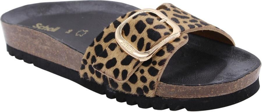 Scholl Schoenen Leopard Print Vrouwen