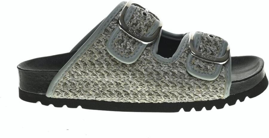 Scholl Slipper Raffia Sage Tweeband Noelle