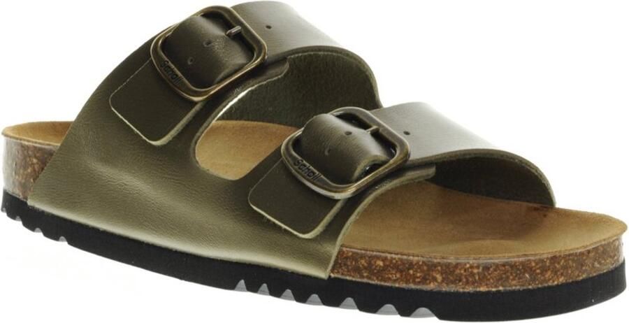 Scholl Slipper Women Josephine Metal Khaki