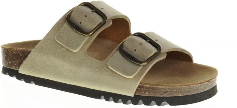 Scholl Sandalen Josephine 2 Riemen Suede Vrouwen Beige - Foto 5