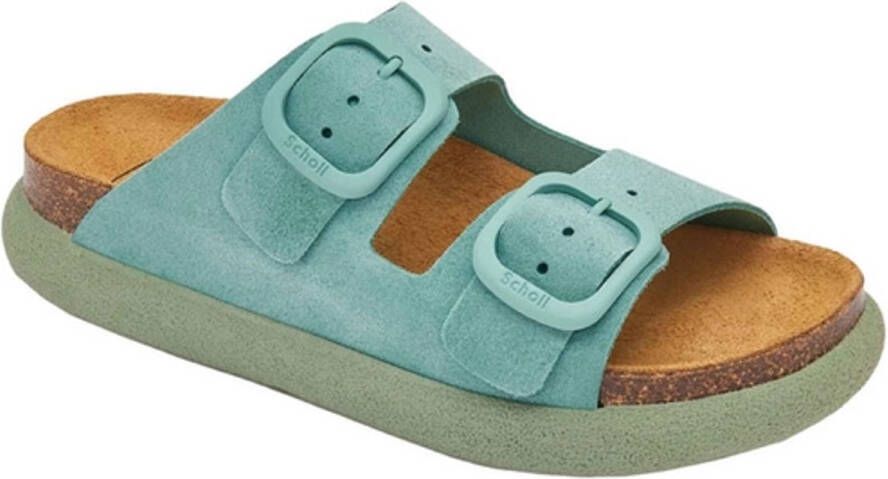 Scholl Slipper Women Noelle Chunky Aquamarine