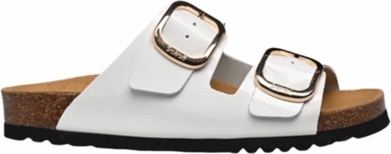 Scholl Slipper Women Noelle Patent Leather White