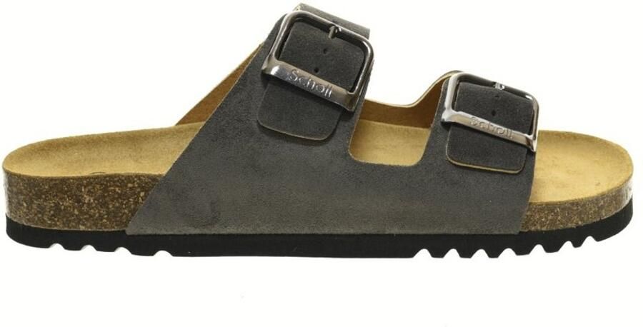 Scholl Slippers Grijs Suede Julien