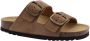 Scholl Slipper Women Noelle Chunky Suede Q Dark Beige - Thumbnail 17