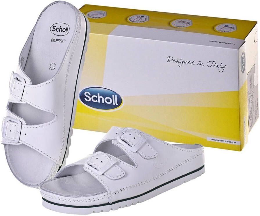 Scholl Slipper Unisex Air Bag White