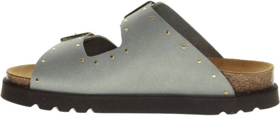 Scholl Slipper Women Beatriz Suede Sage Gold