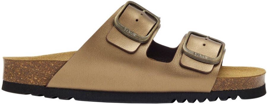 Scholl Slipper Women Josephine Metal Khaki