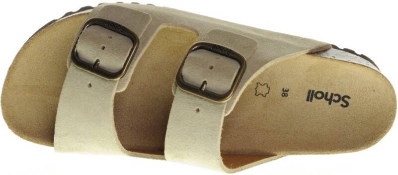 Scholl Slipper Women Josephine Suede Sa Beige