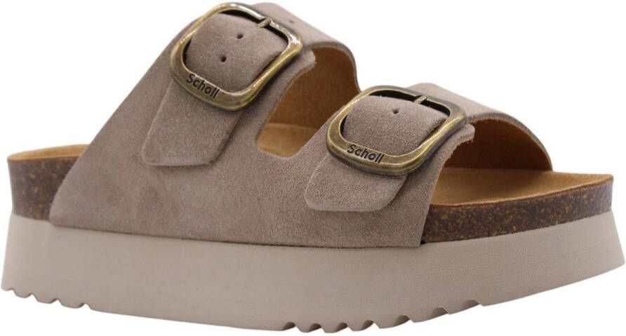 Scholl LUCIE Sue DARK BEIGE Dames Sandalen DARK BEIGE