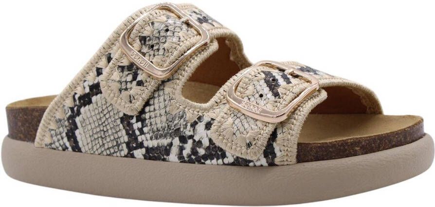 Scholl Slipper Women Noelle Chunky Synthetic Python