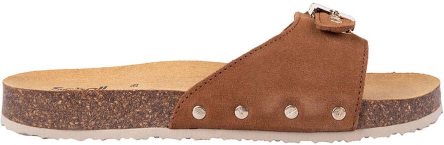 Scholl Slipper Women Pescura Flat Cogna