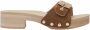 Scholl Bruine Sandalen voor Zomer Outfits Brown Dames - Thumbnail 1