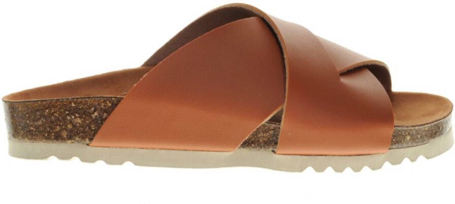 Scholl Sandalen Vivian Synthetisch Leer Vrouwen Cognac