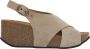 Scholl YVONNE Sue-W Dames Sandalen Dark Beige - Thumbnail 6